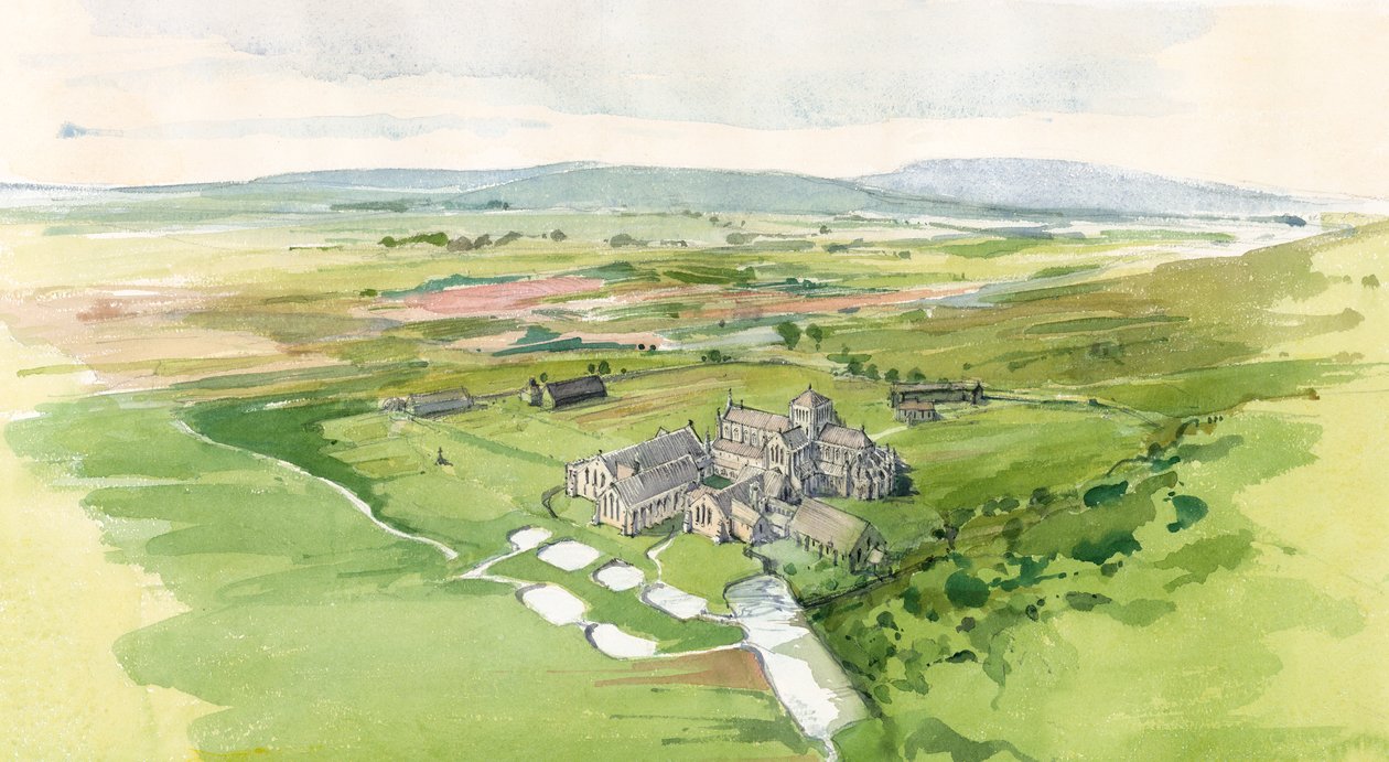 Abadia de Hailes, século XIII, 1990-2010 de Terry Ball