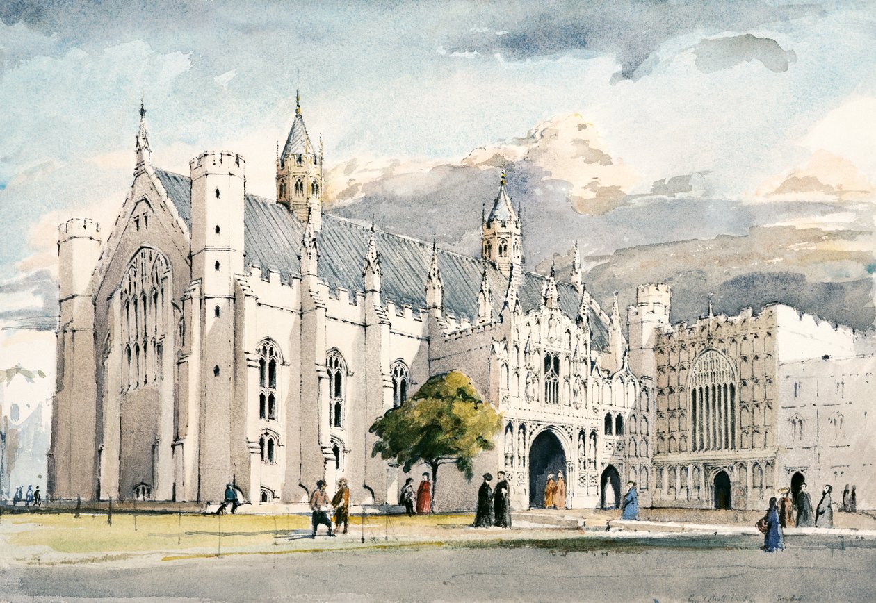 Old Guild Hall, Londres, c1450, c1990-2010 de Terry Ball