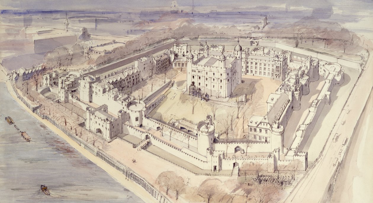 Torre de Londres, c1270, 1990-2010 de Terry Ball