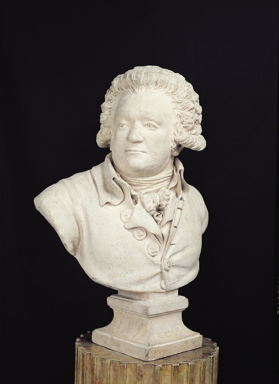 Busto de Mirabeau (1749-91) 1791 (gesso) de Tessier
