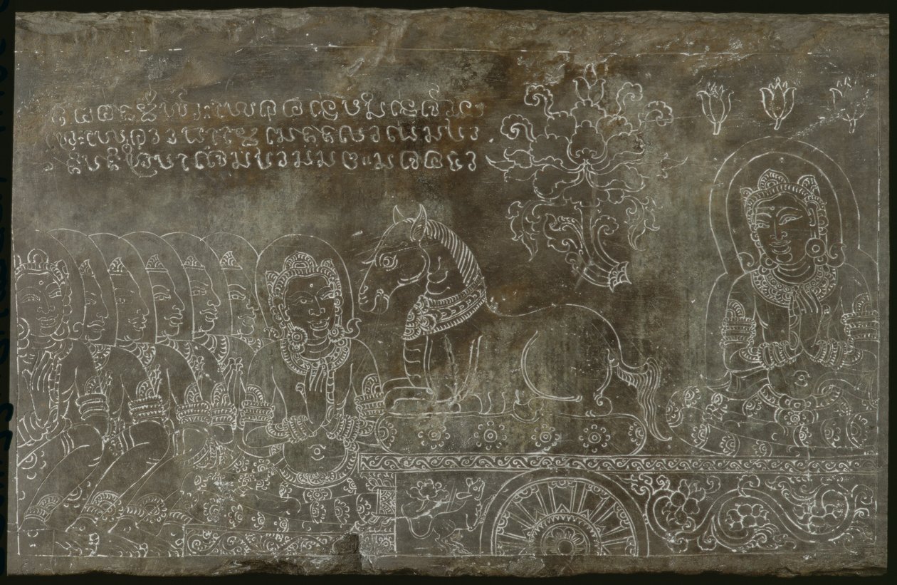 Placa gravada de Thai