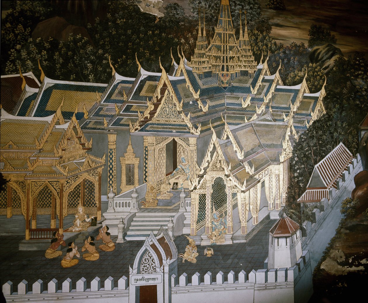 Episódios da vida de Buda (fresco de Thai School