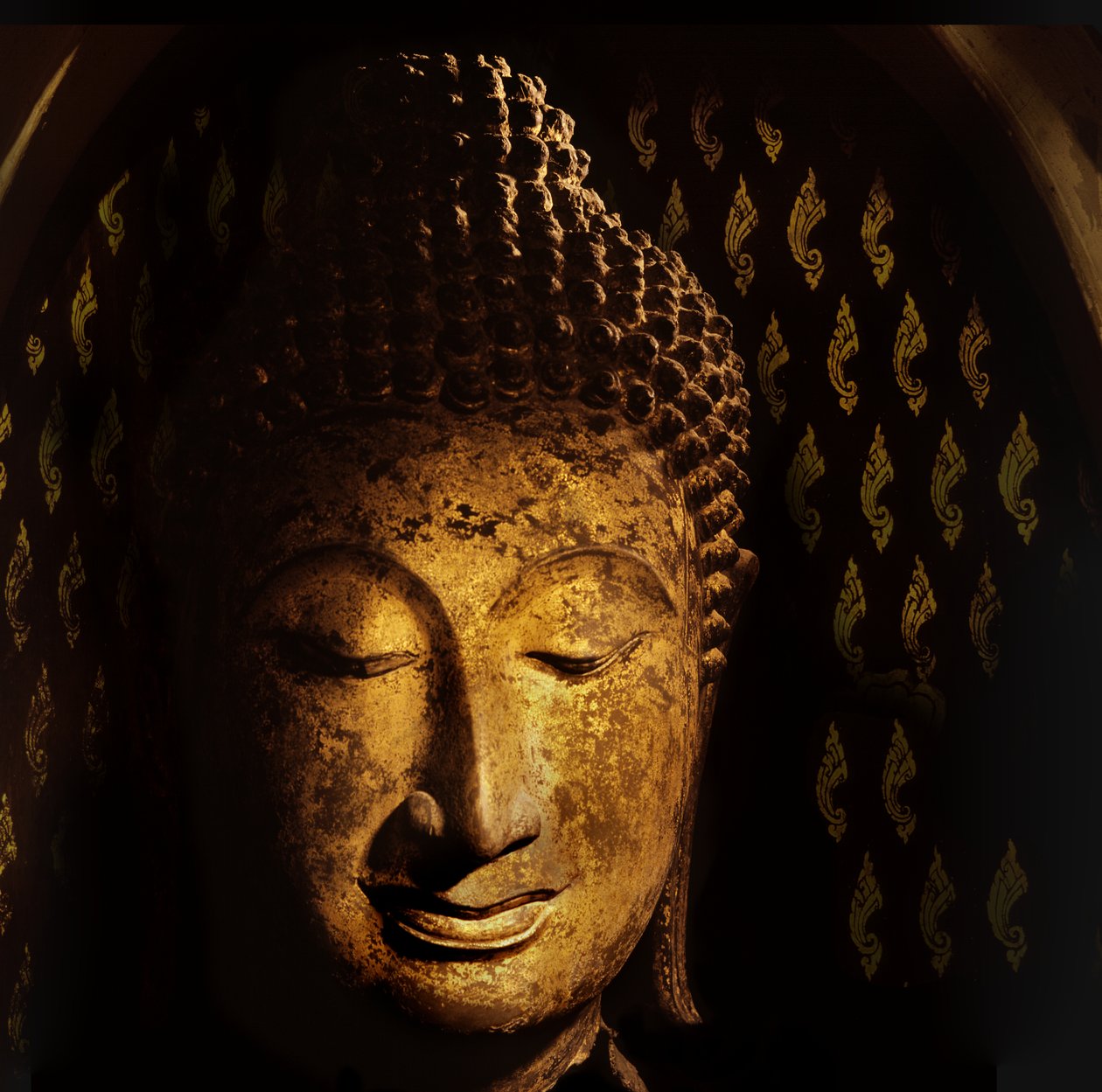 Chefe de um Buda, período de Sukhothai de Thai School