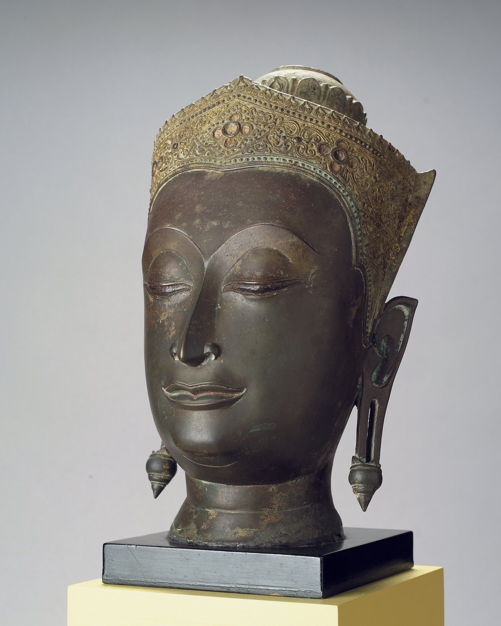 Cabeça do Buda Adornado de Thai School