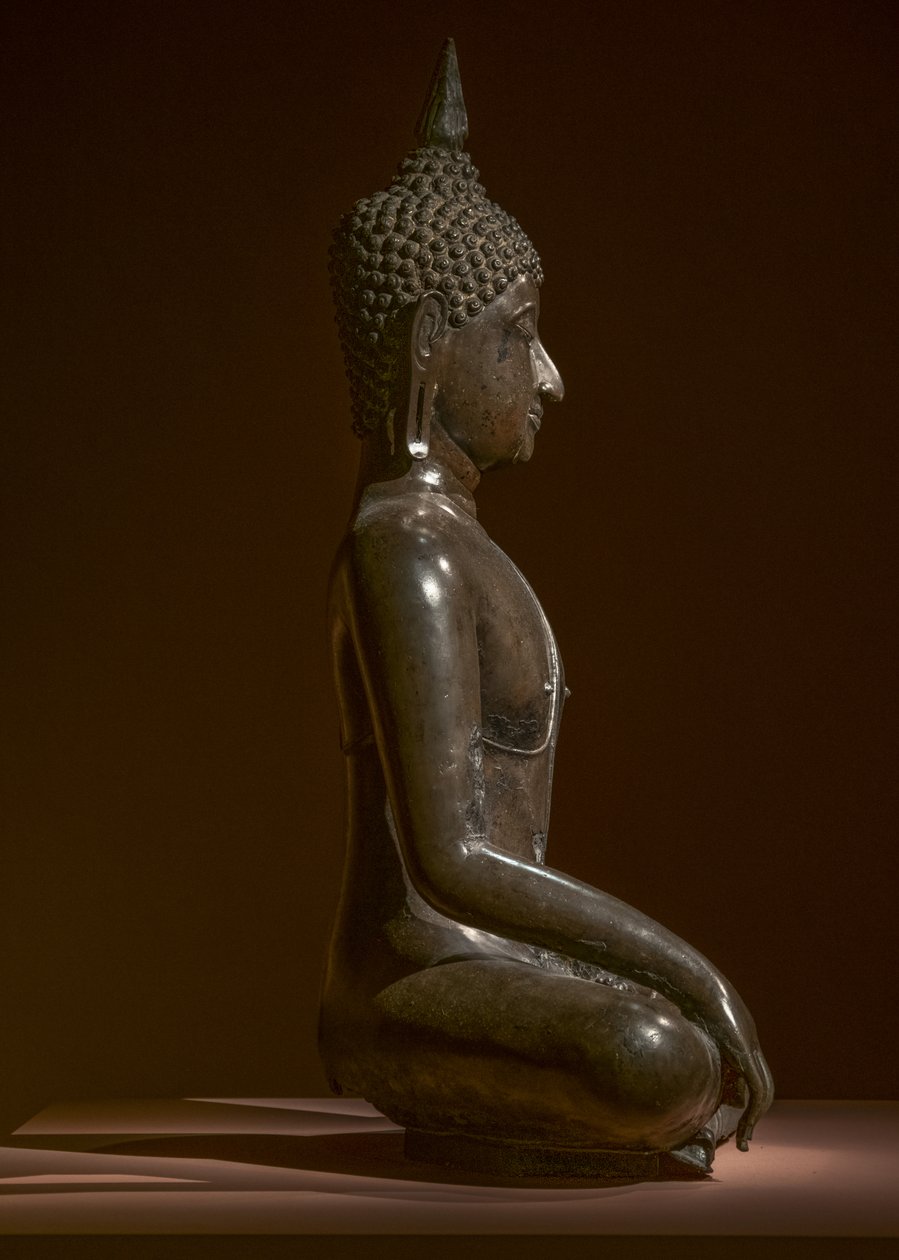 Maravijaya Buddha. Tailândia. Segunda metade do dia 15. Escultura de Thai School