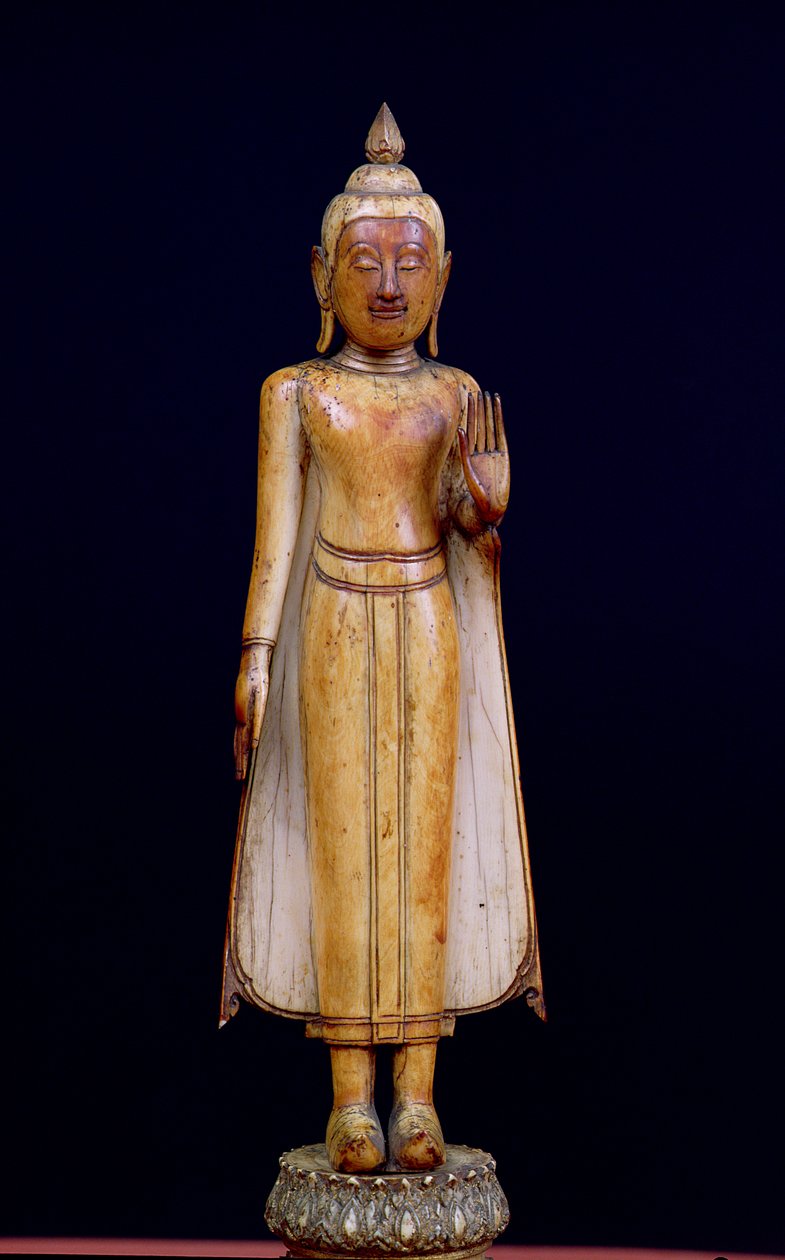 Buda em pé, estilo Ratanakosin de Thai School