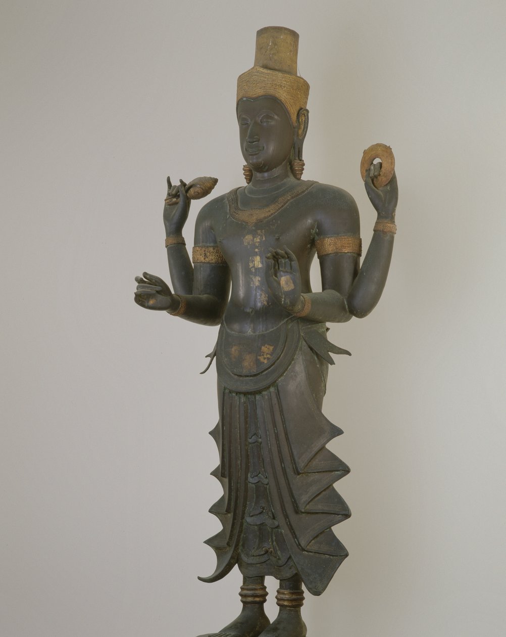 Estátua de Vishnu (bronze) de Thai School