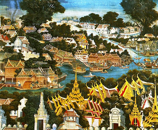 Vista de Banguecoque de Thai School