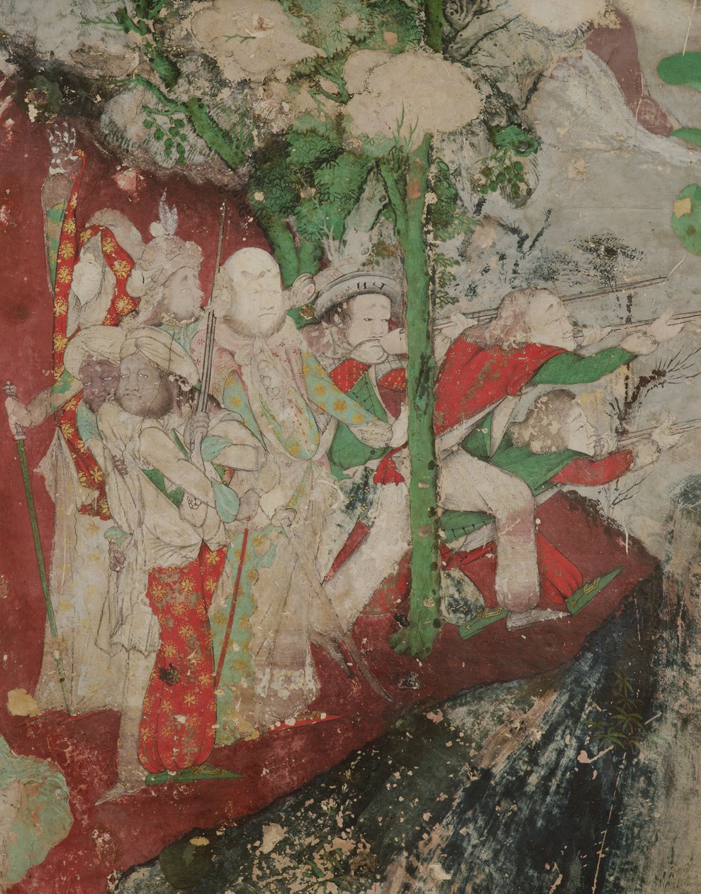 Mercenários Ocidentais, Wat Suwannaram, Thonburi, 1831 de Thai School