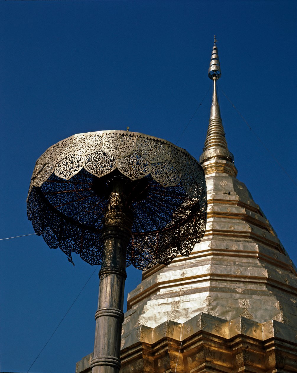 Pormenores do Templo Budista de Thai Thai