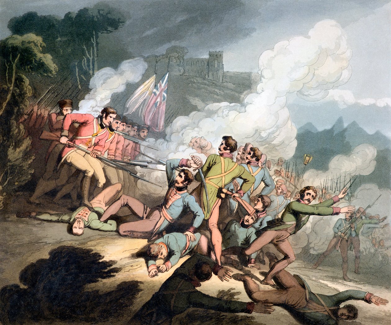 Batalha de Busaco, Portugal, 27 de setembro de 1810 1819 de Thales Fielding