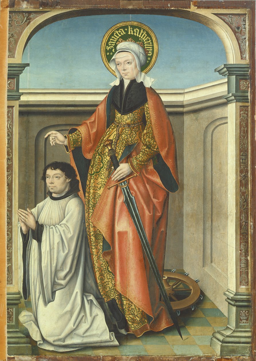 Santa Catarina de Alexandria de The Master of Kappenberg The Master of Kappenberg