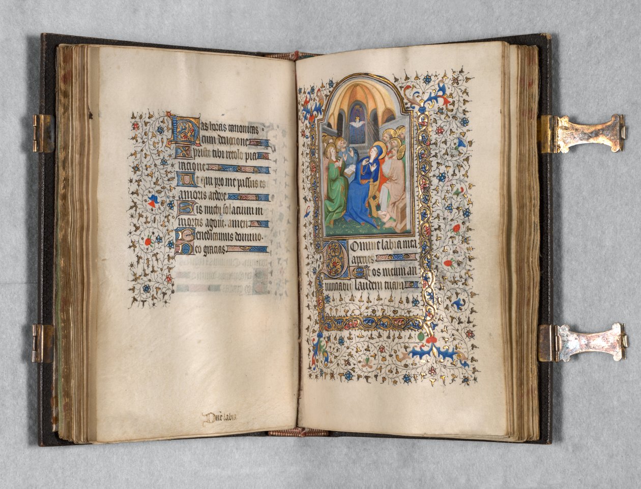Livro de Horas de Uso de Paris: Fol. 108r, O Pentecostes, c. 1420. de The Bedford Master