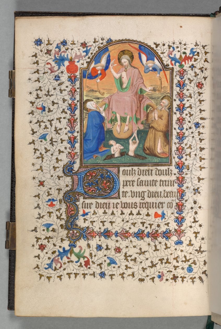 Livro de Horas de Uso de Paris: Fol. 204v, Juízo Final, c. 1420. de The Bedford Master