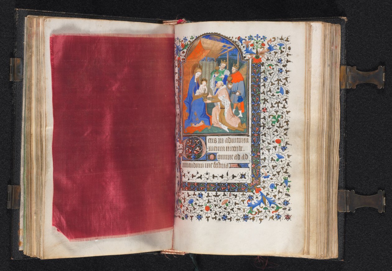 Livro de Horas de Uso de Paris: Fol. 66v, Borda Decorada, c. 1420. de The Bedford Master