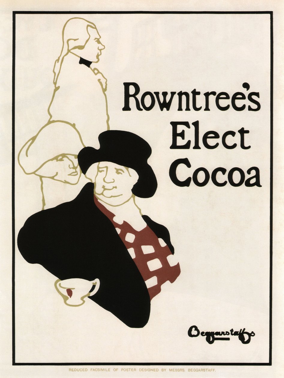 O cacau eleito de Rowntree, 1895 de The Beggarstaffs