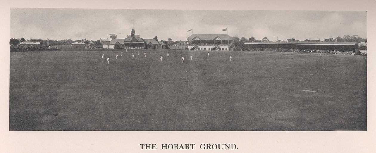 O Hobart Cricket Ground, Tasmânia, Austrália, 1912 de The Sydney Daily Telegraph