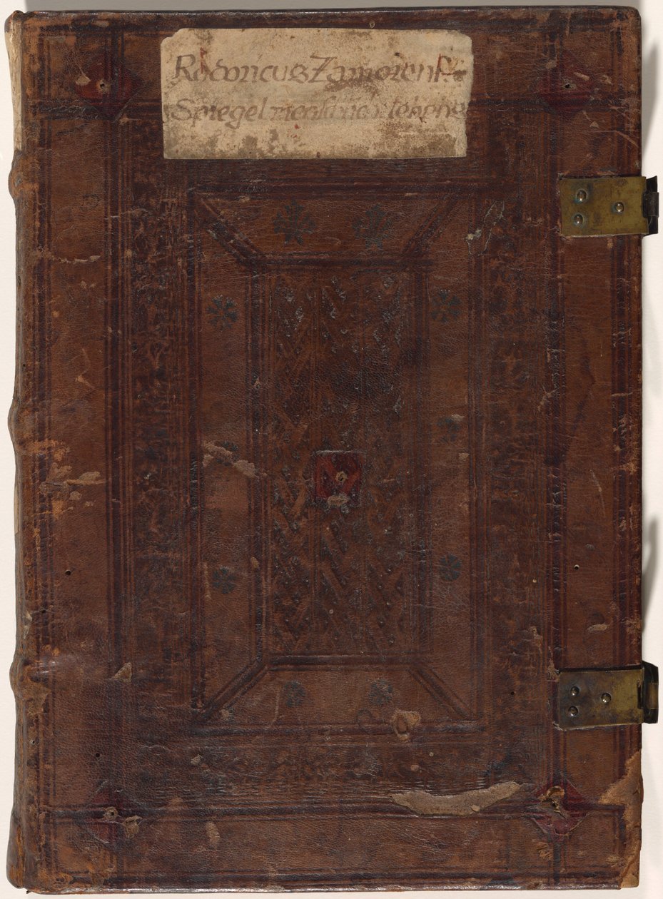 espelho da vida humana de The Zamorensis Master, Master of Boccaccio, Rodericus Zamorensis