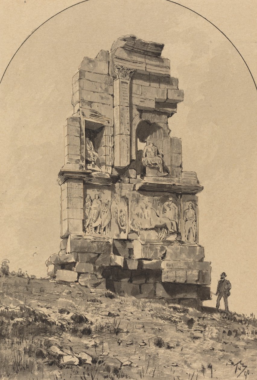 Monumento de Philopappos, 1890. de Themistocles von Eckenbrecher