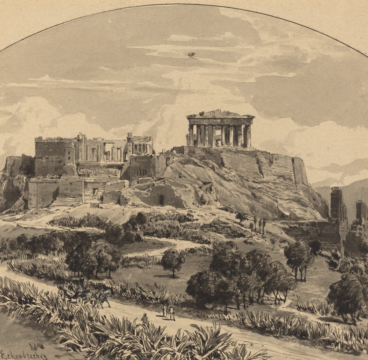A Acrópole do Oeste de Themistocles von Eckenbrecher