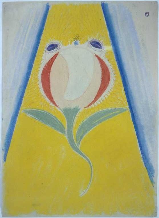 Composição com flor de Theo van Doesburg