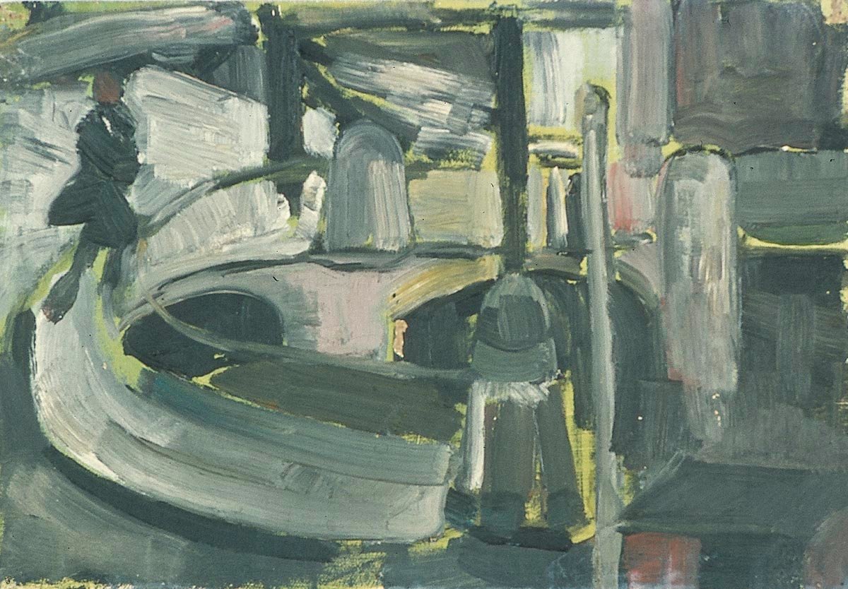 Figura no Blauwpoortsbrug de Theo van Doesburg