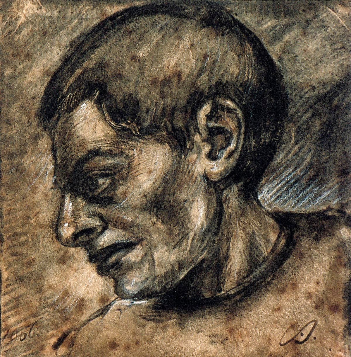 Chefe de um trabalhador de Theo van Doesburg