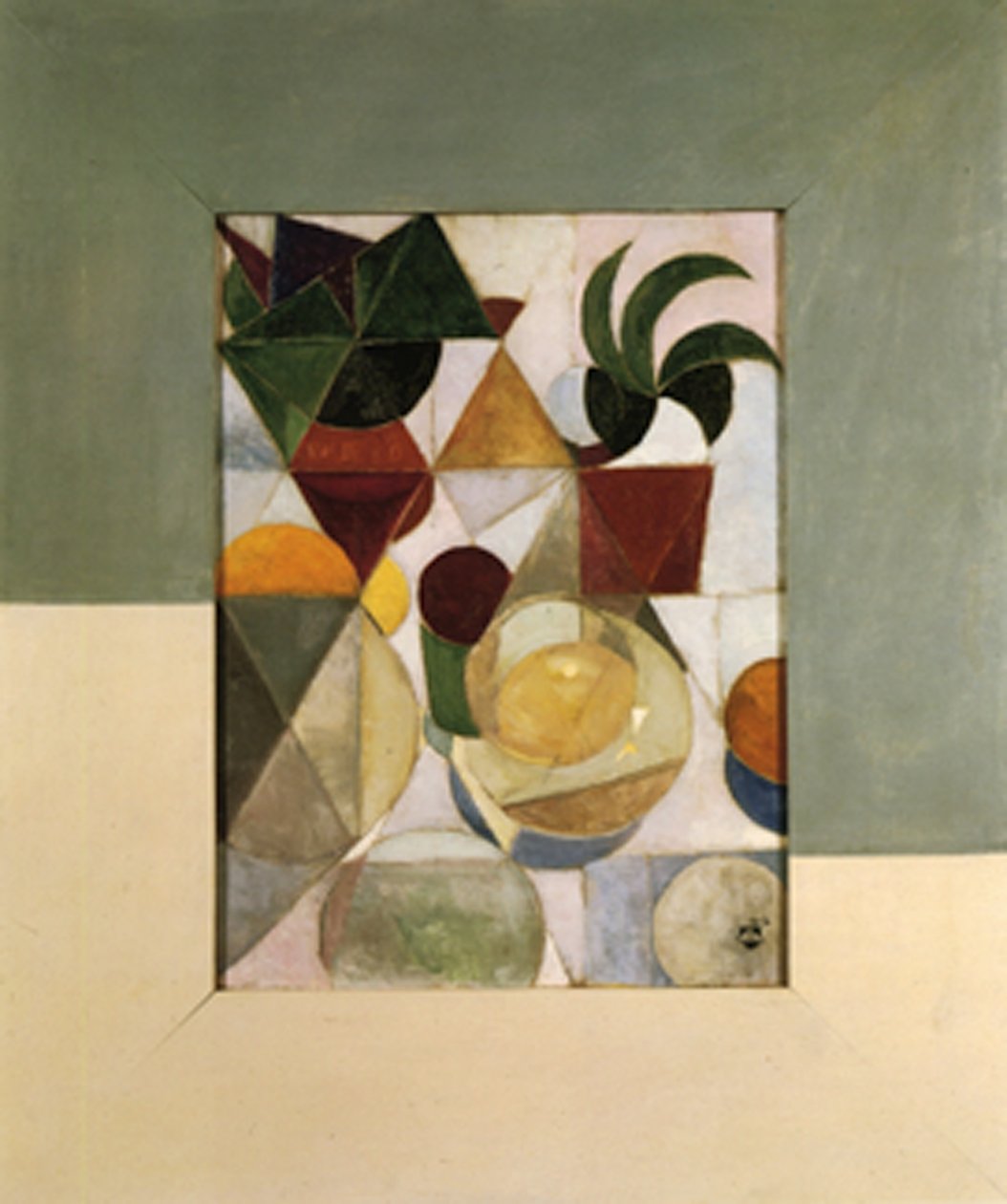 Ainda vida com maçãs, 1916 de Theo van Doesburg