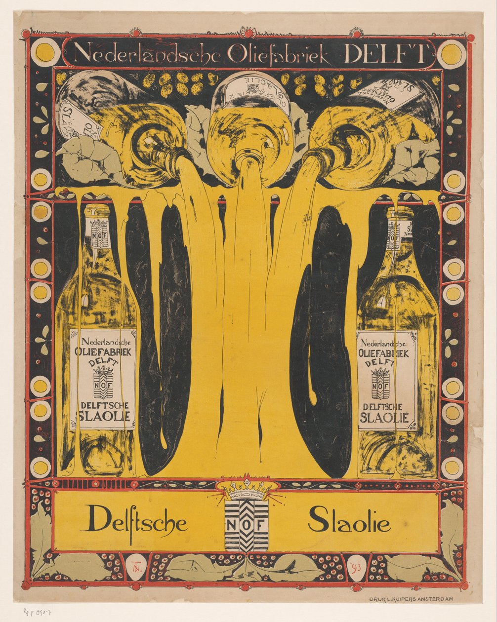 Nederlandsche Oliefabriek Delft Delft Salad Oil (título original no objeto) de Theo Nieuwenhuis