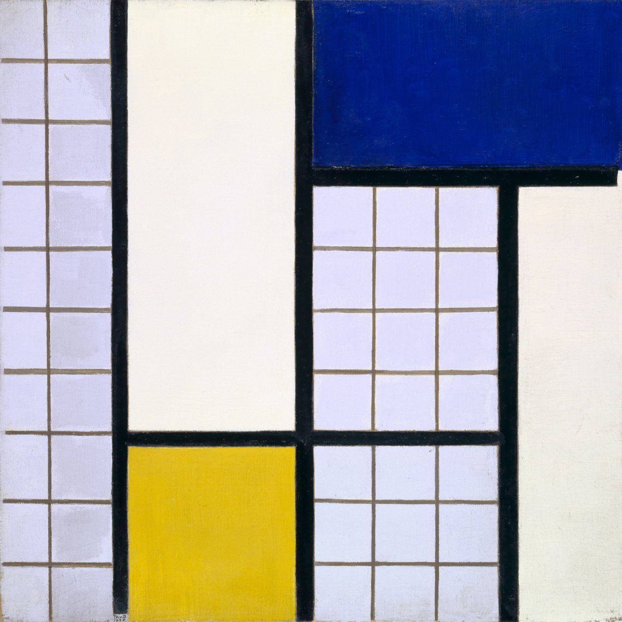 Composição em Half-Tones, 1928 de Theo van Doesburg