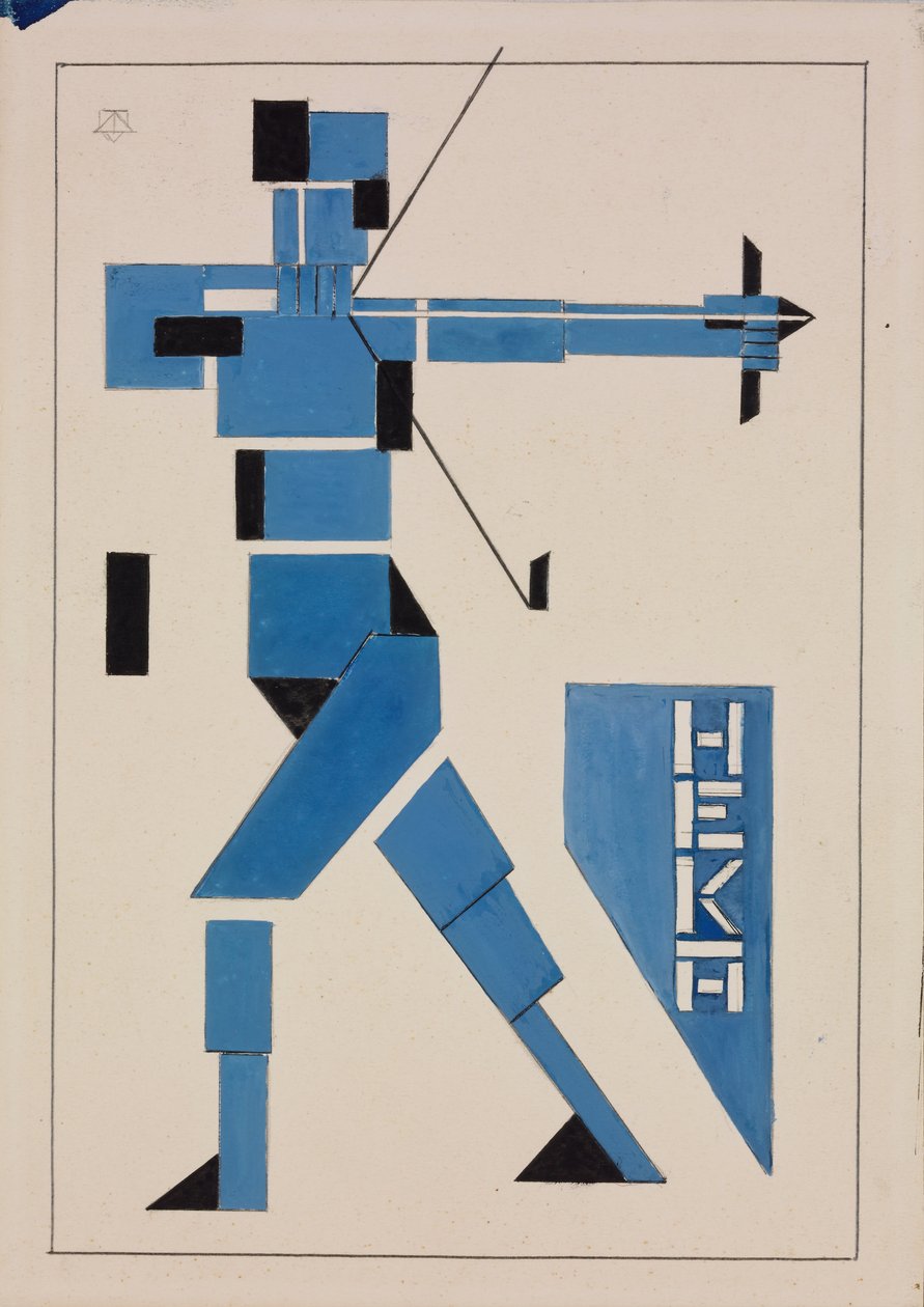 Design para cartaz de Theo van Doesburg