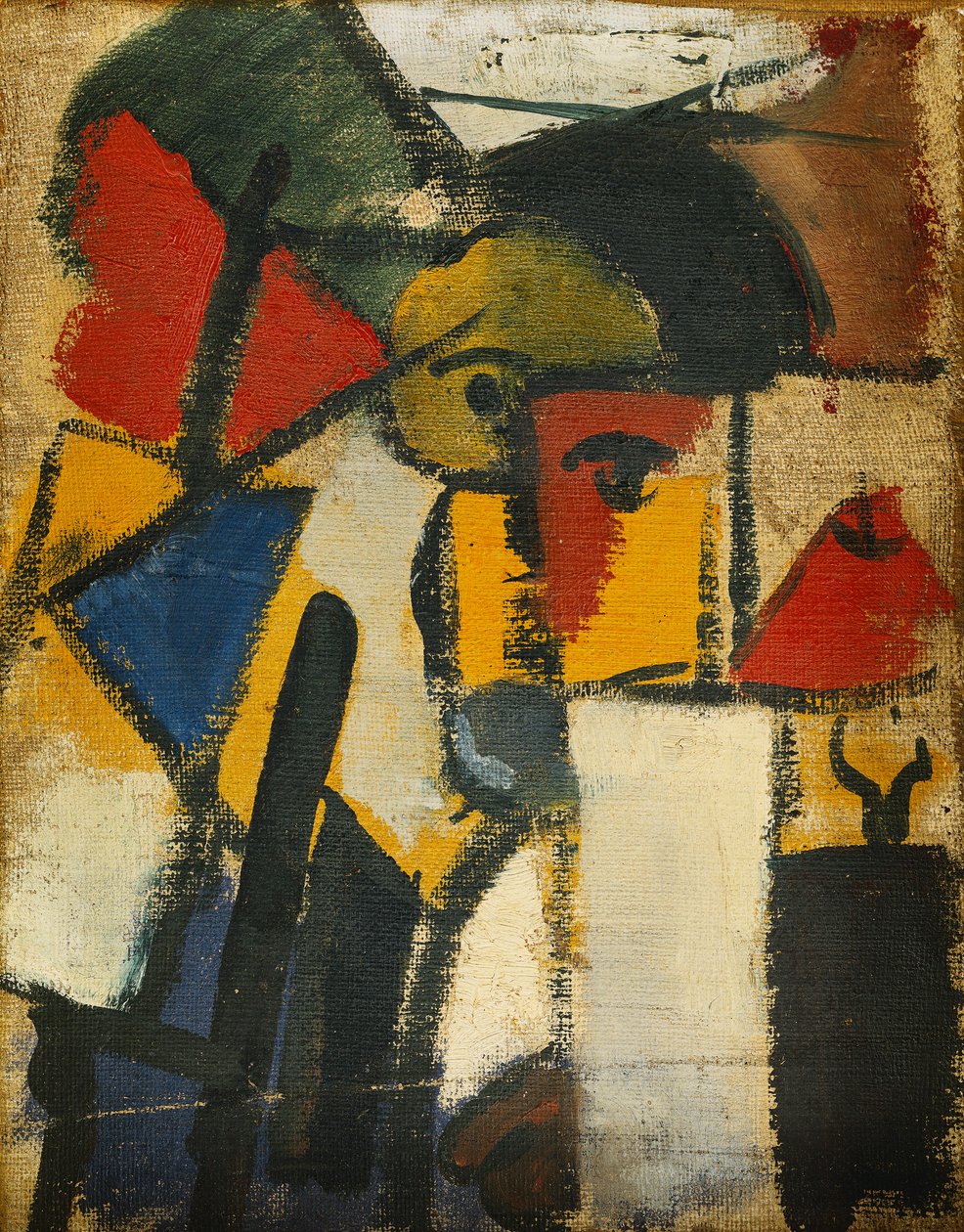 Cabeça; Tete, 1914 de Theo van Doesburg