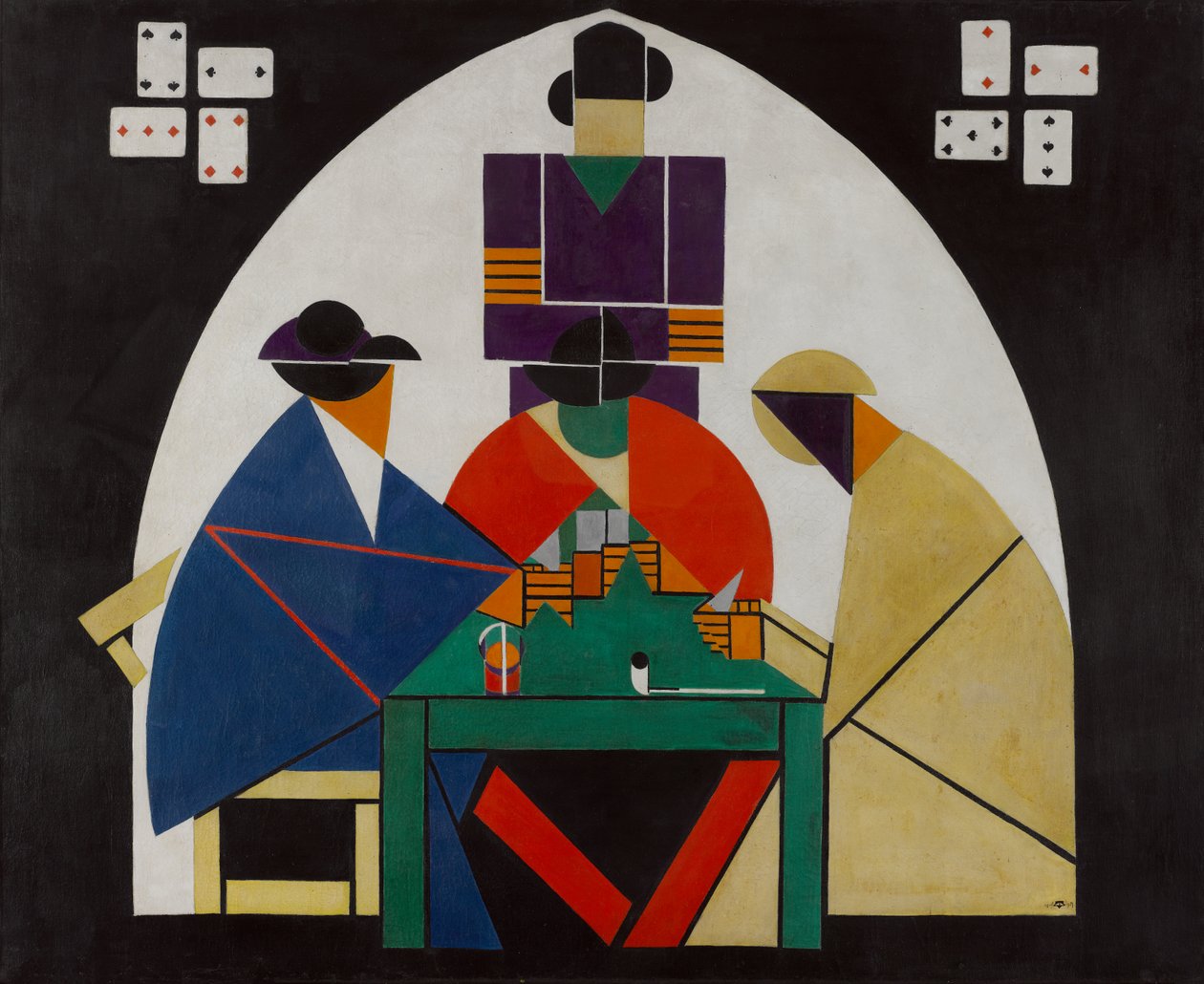 Os Jogadores de Cartas de Theo van Doesburg
