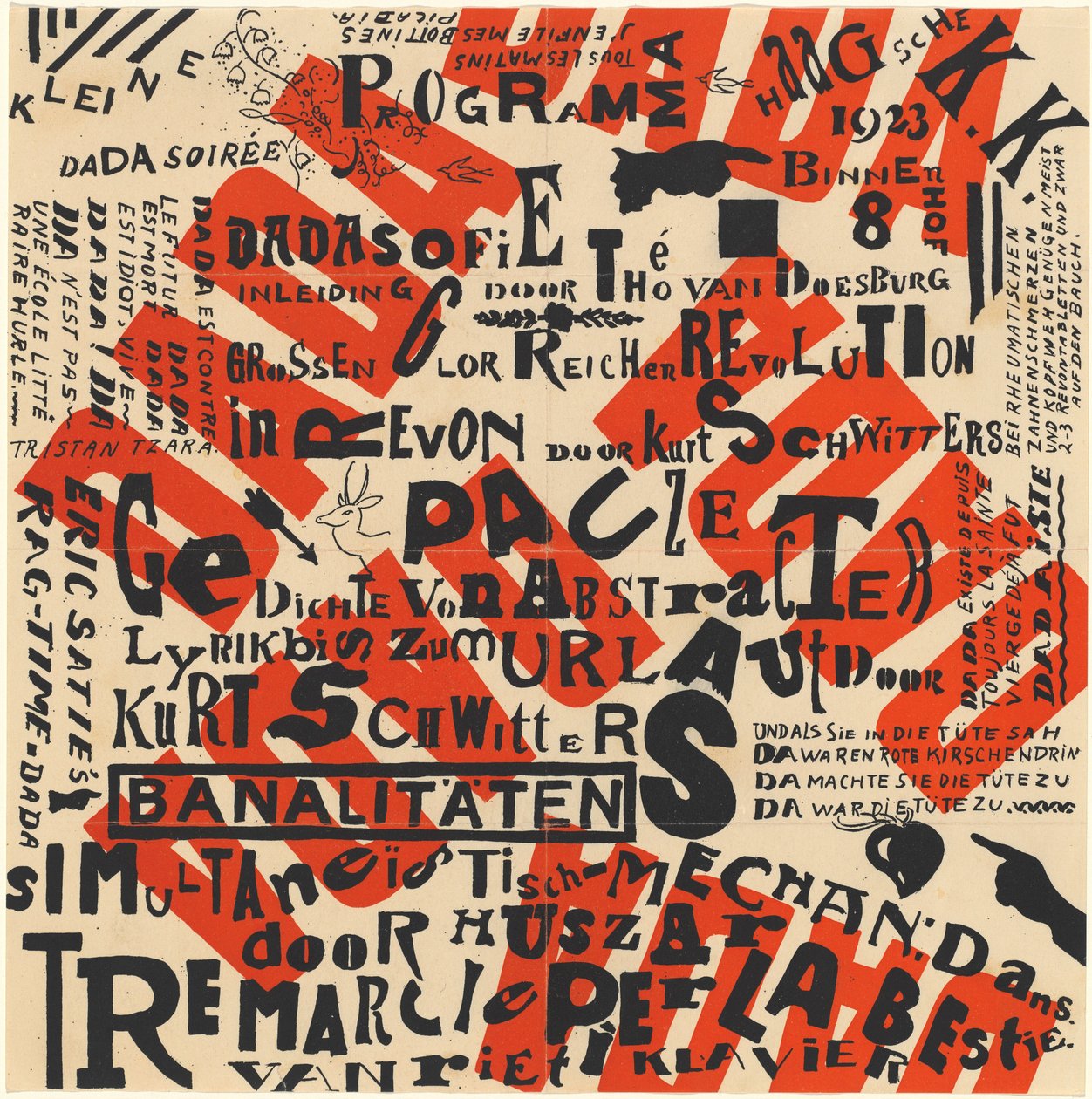 Pequena Noite Dadá de Theo van Doesburg and Kurt Schwitters
