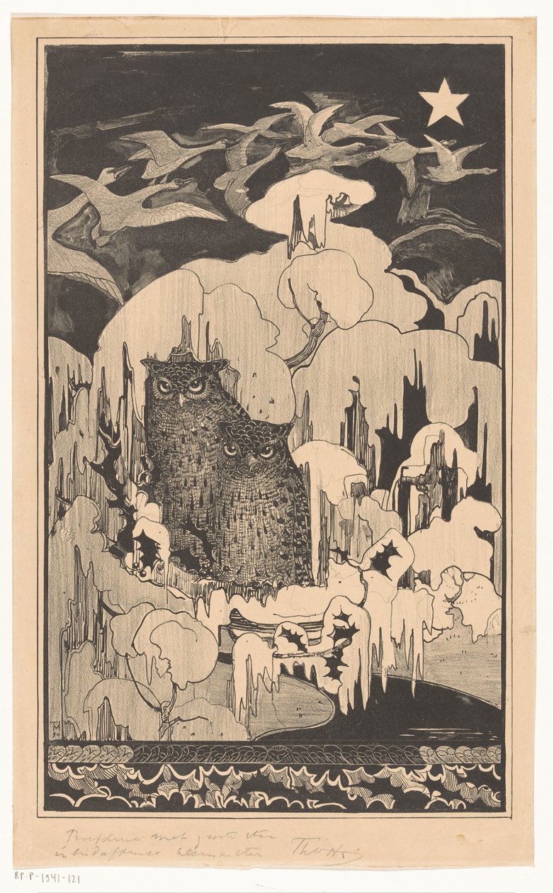 Kerstnacht (título original) de Theo van Hoytema (signed by artist)