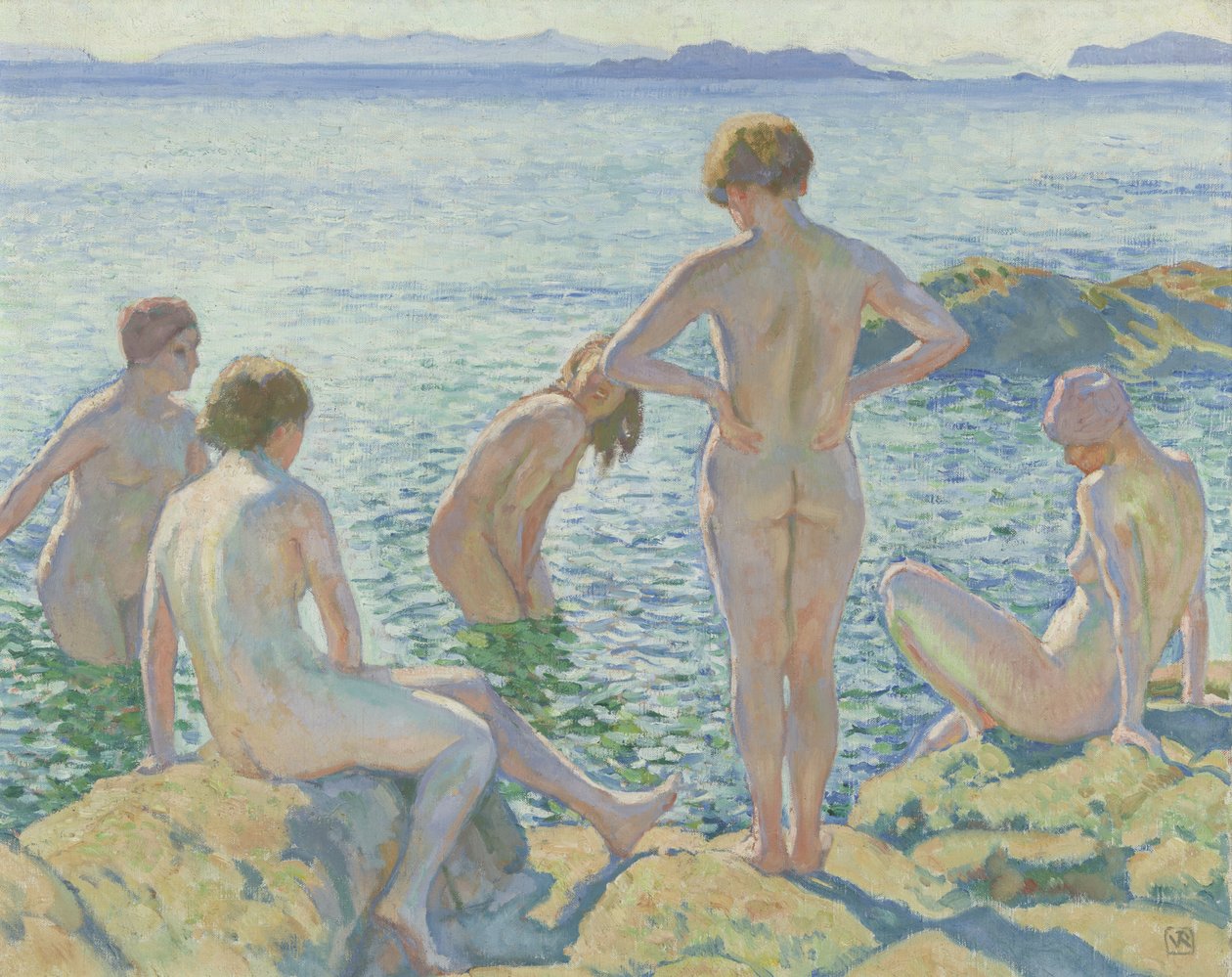 Banhistas de Théo van Rysselberghe