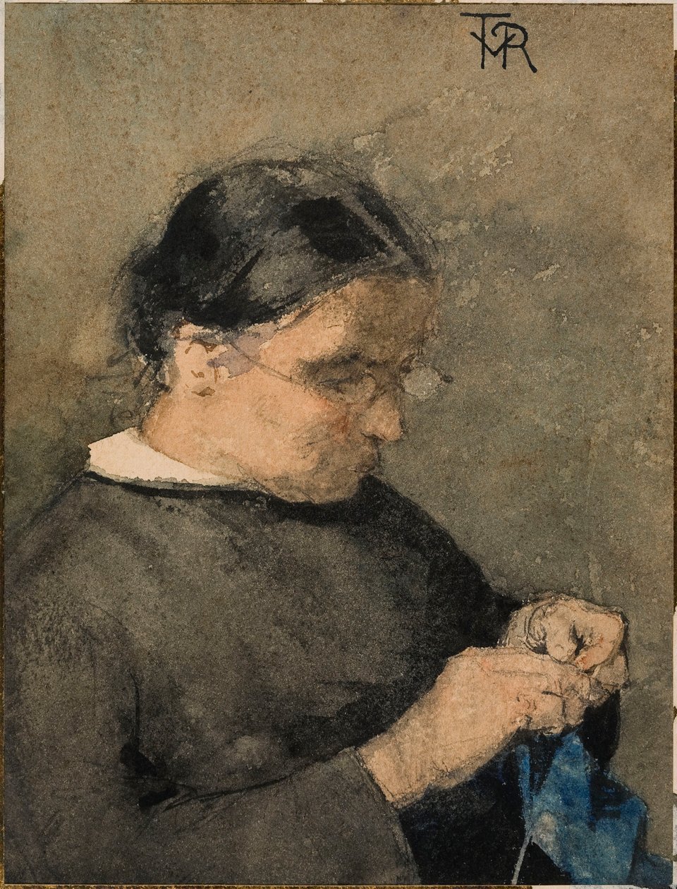 A avó do artista de Théo van Rysselberghe