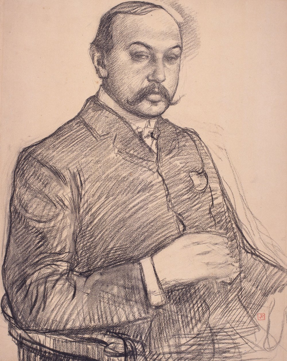 Retrato de Francis Vielé-Griffin de Théo van Rysselberghe
