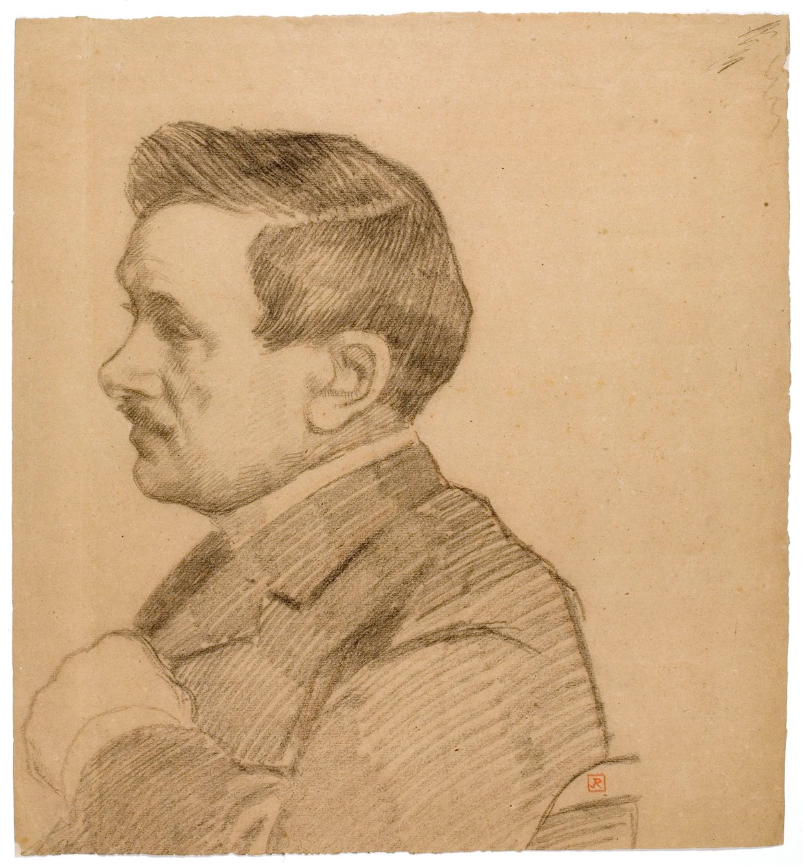 Retrato de Maurice Maeterlinck de Théo van Rysselberghe