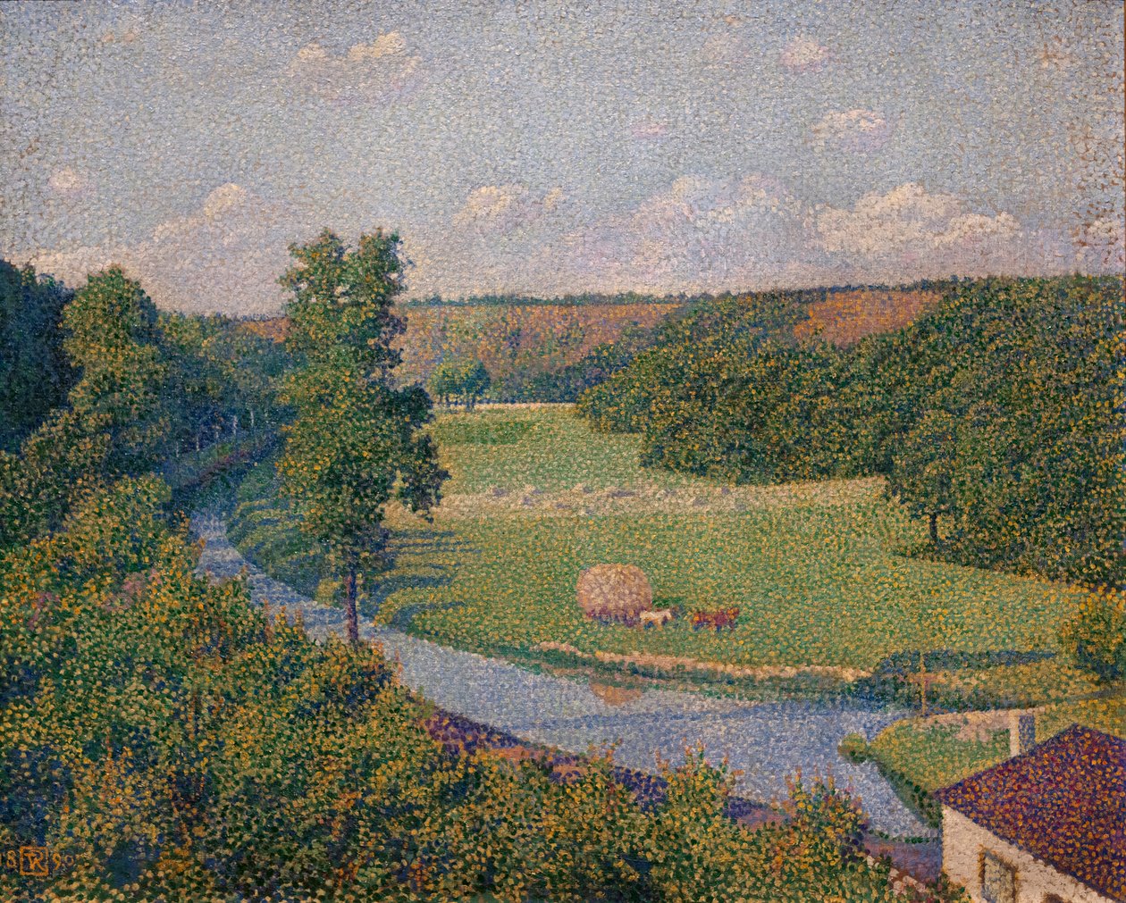 O Vale de Samber de Théo van Rysselberghe