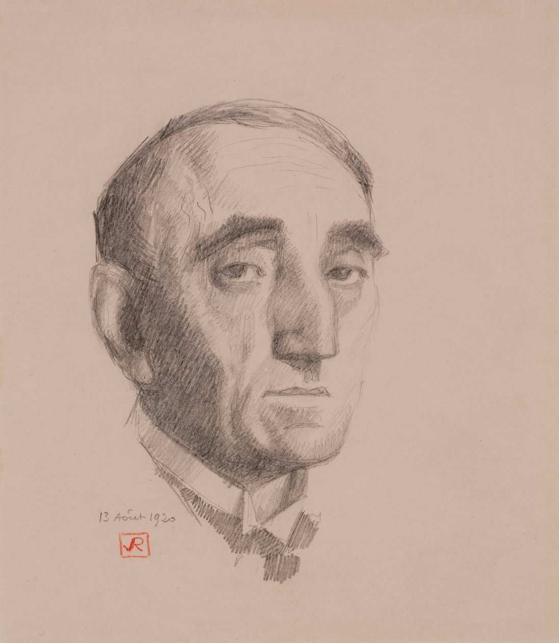 Autorretrato de Théo van Rysselberghe