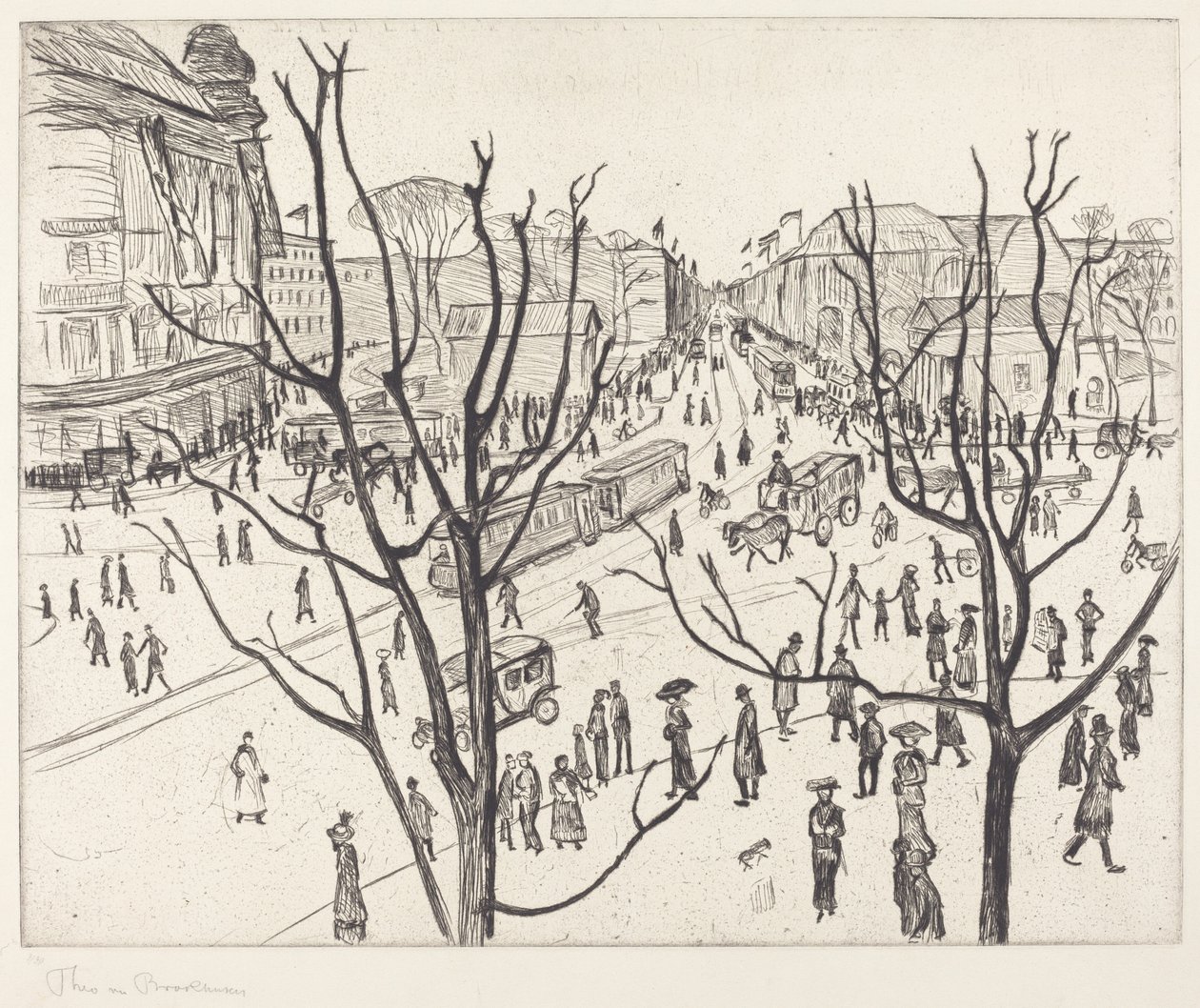Praça da cidade de Theo von Brockhusen