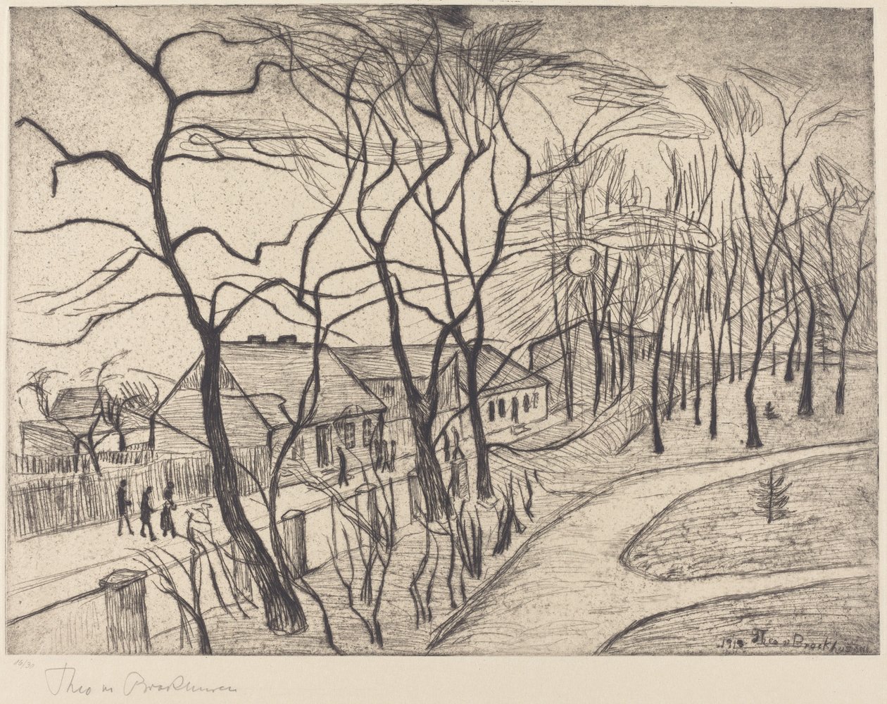 Paisagem de Theo von Brockhusen