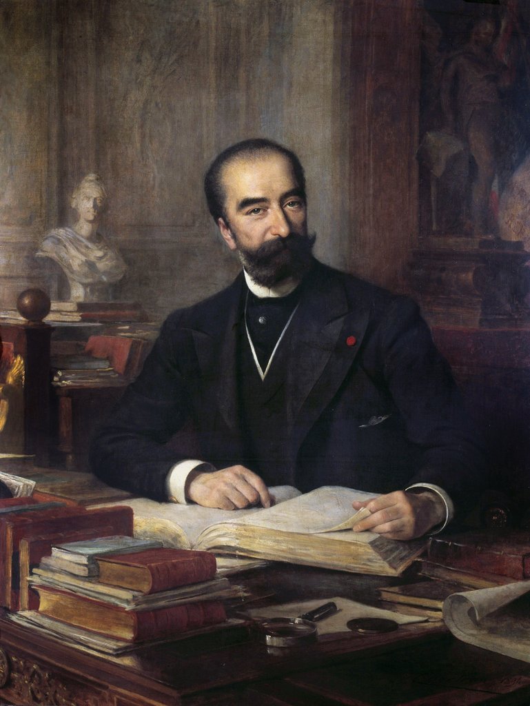 Retrato do Presidente Francês Marie François Sadi Carnot (1837-1894) de Theobald Chartran
