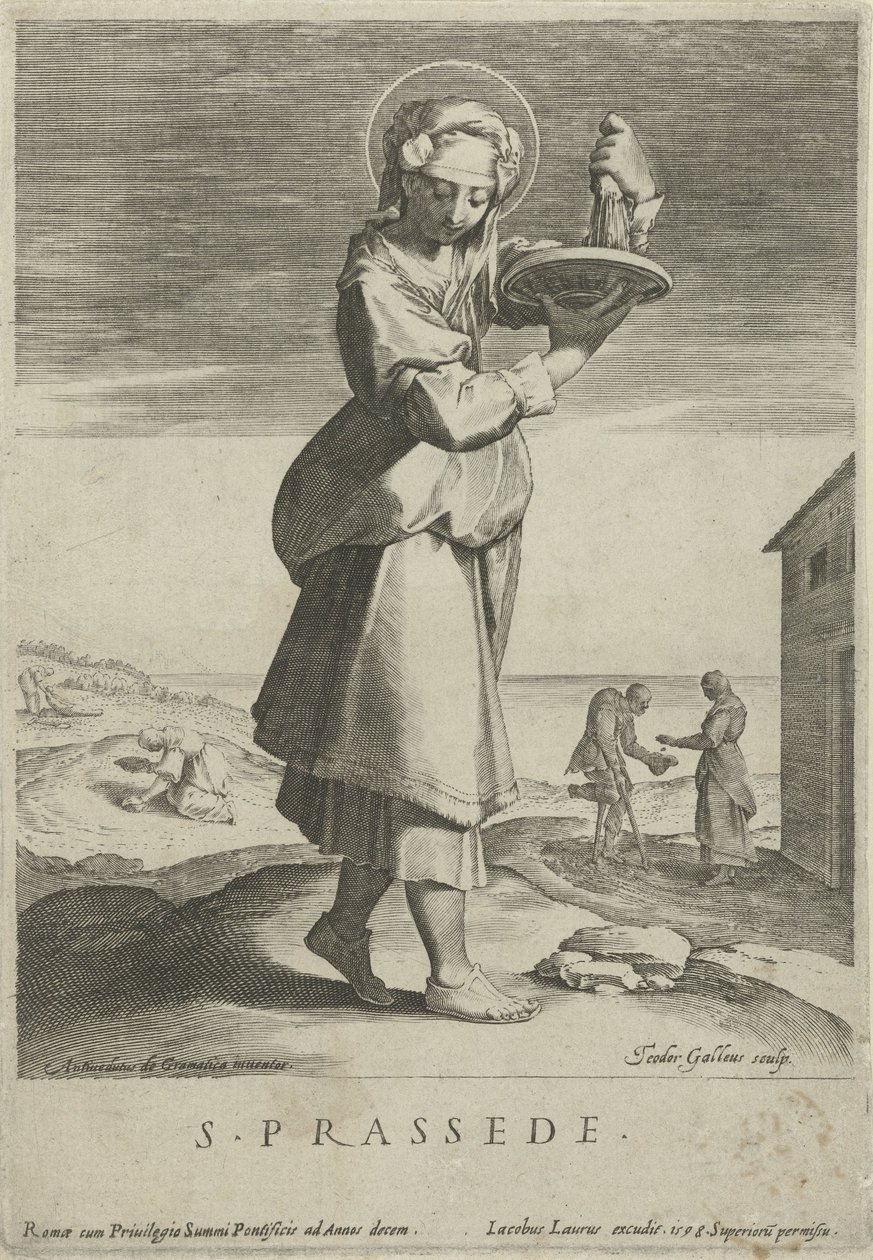 Heilige Praxedis
S. Prassede (título sobre o objecto) de Theodoor Galle
