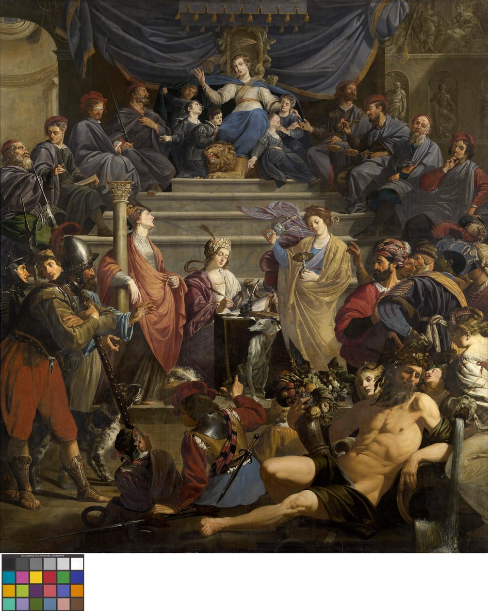 Alegoria da Segunda Câmara de Vereadores de "Gedele de Theodoor Rombouts