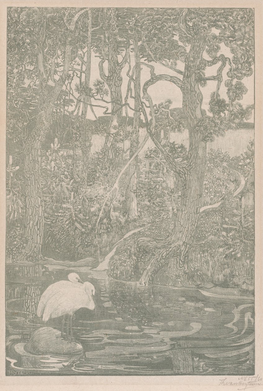 Bosidylle (Idílio da Floresta) de Theodoor van Hoijtema