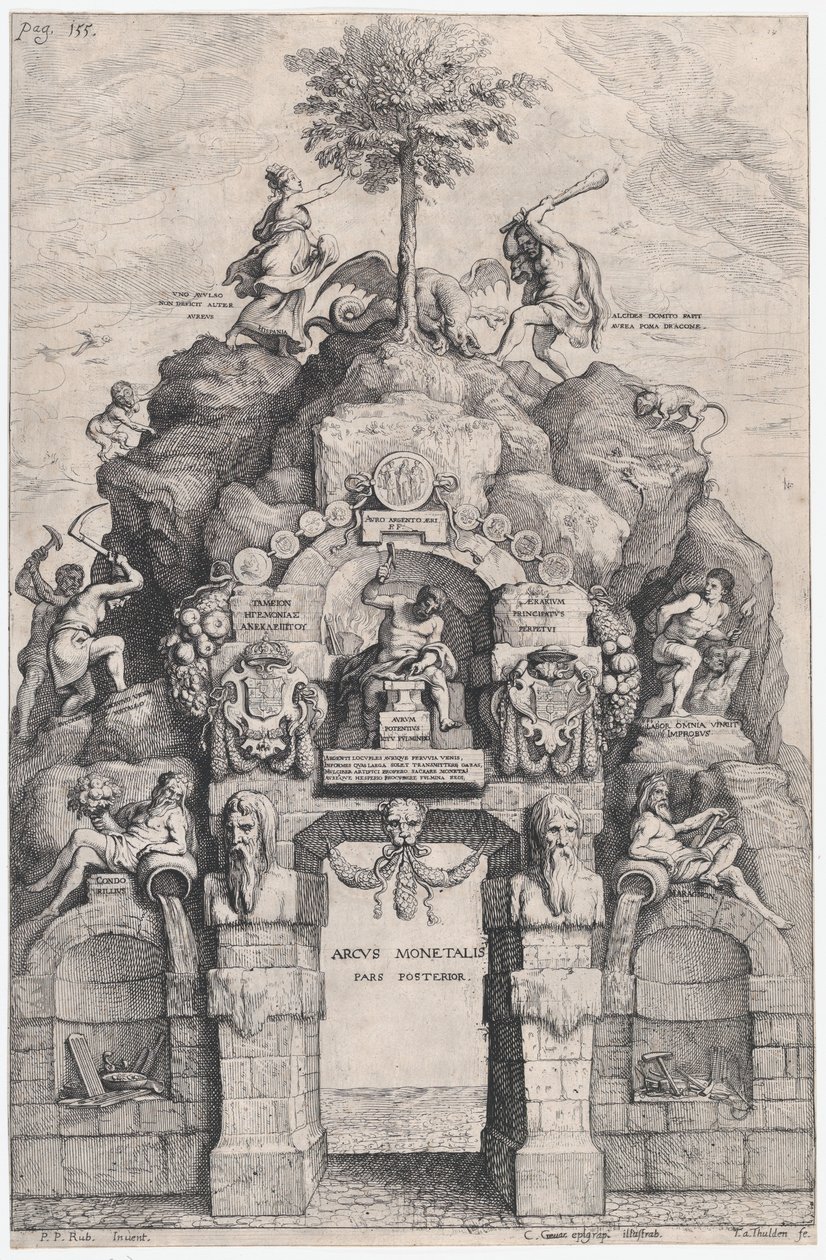 Pompa Introit...Ferdinand, Austriaci Antuérpia, 1635 de Theodoor van Thulden