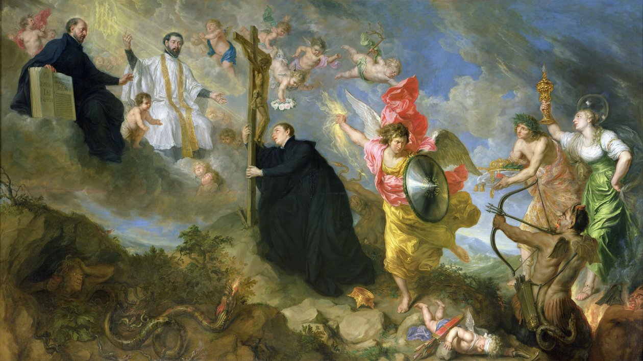 Os votos de São Luís de Gonzaga de Theodor Boeyermans