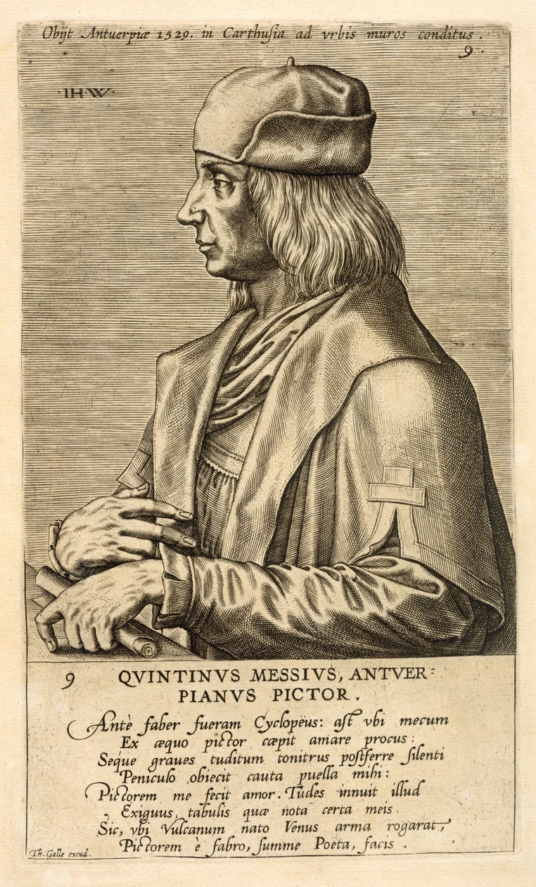 Retrato de Quentin Messys de Theodor Galle